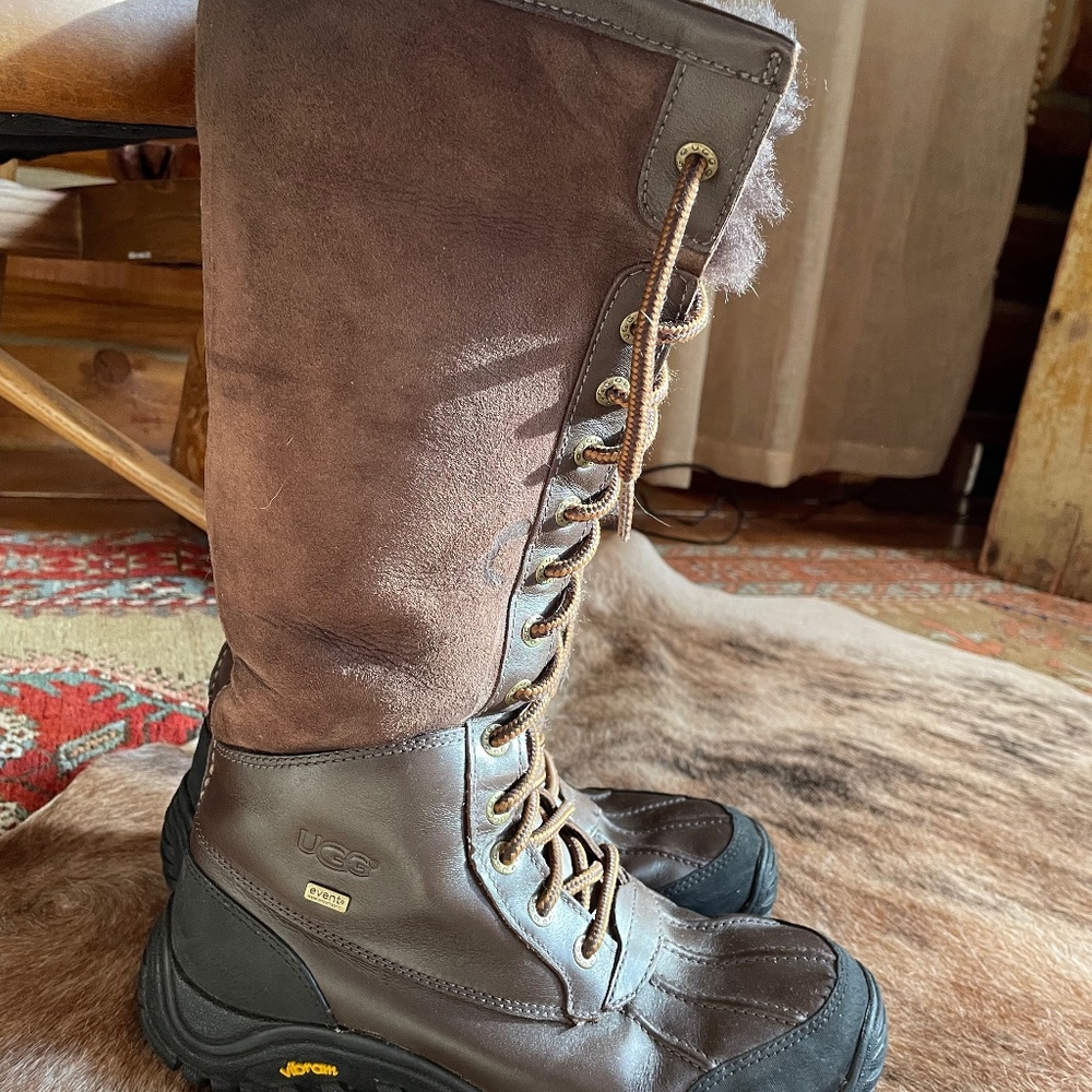 Ugg Adirondack Obsidian Tall Boots 8.5